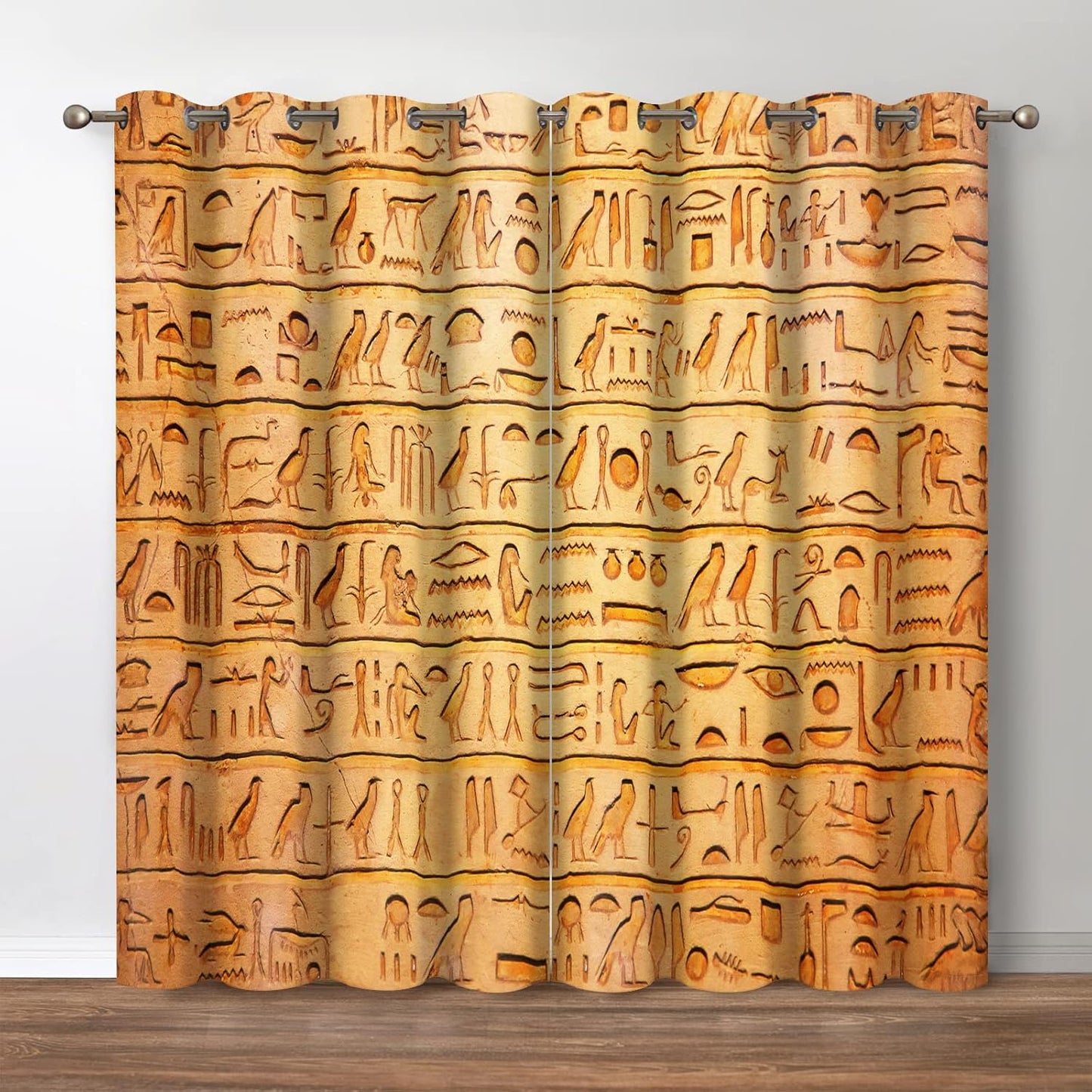 Jekeno Rainbow Polka Dots Blackout Curtains Fantasy Art Colorful Printed Decor Bedroom Apartment Living Room Darkening Grommet Window Drapes 2 Panels Set, 52"x 84"