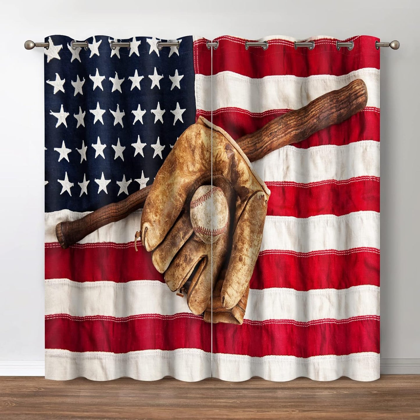 Jekeno Rainbow Polka Dots Blackout Curtains Fantasy Art Colorful Printed Decor Bedroom Apartment Living Room Darkening Grommet Window Drapes 2 Panels Set, 52"x 84"