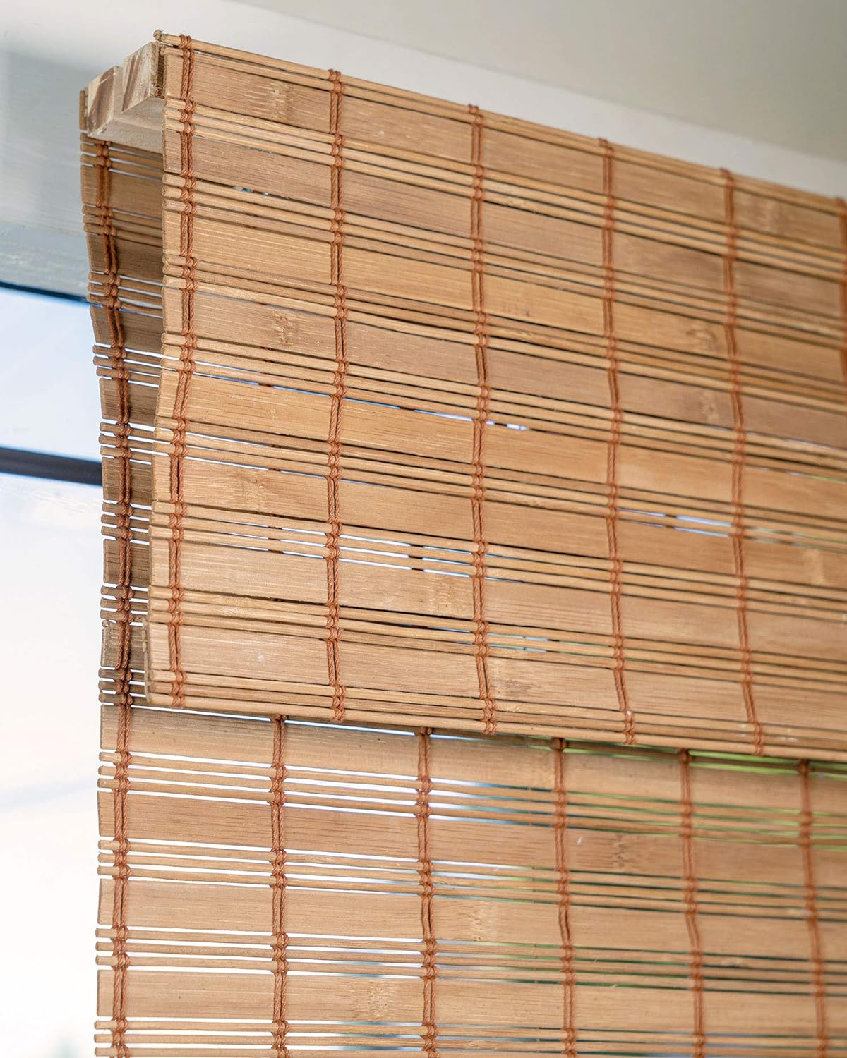 CHICOLOGY Bamboo Blinds , Shades Roman for Windows Window Home Patio & Shade 27"W X 64"H, Squirrel